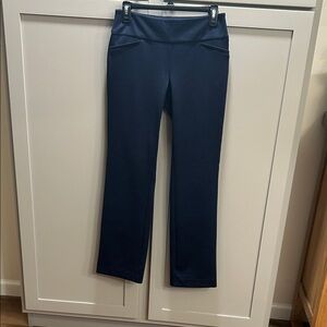 Women's Navy Boot Cut Stretch Pants